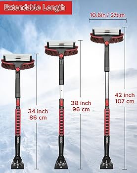 Amazon.co.jp: SEG Direct (SEGディレクト) 伸縮式スノーブラシと